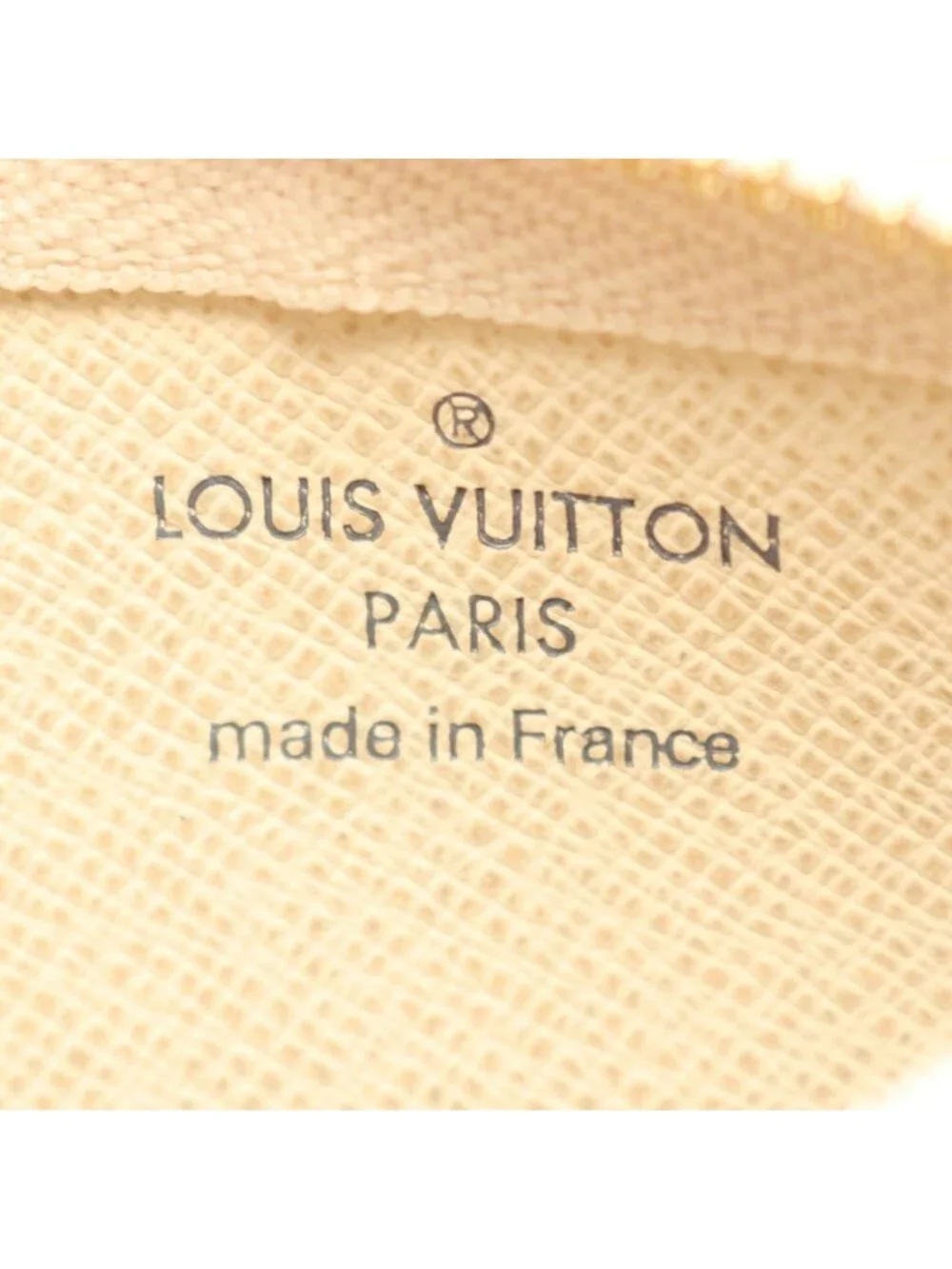 Louis Vuitton Coin Purse Pochette Cles Damier Azur Key Ring Included